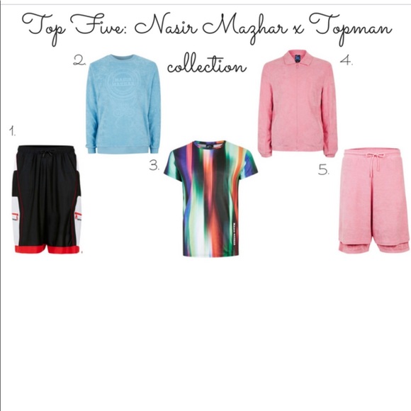 Nasir Mazhar x Topman Pink Terry Cloth Zip-up Size Small - Picture 4 of 16